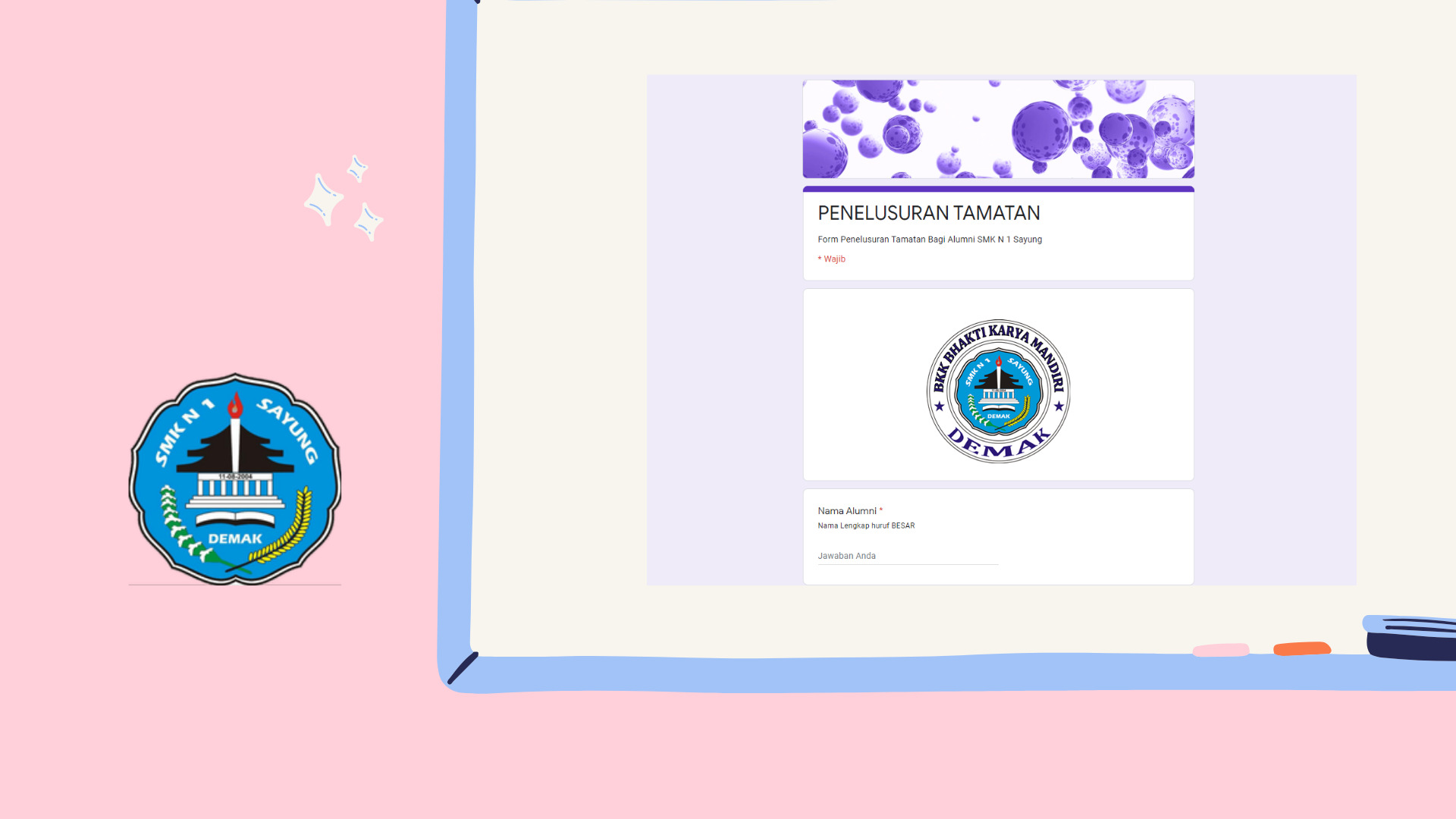 Penelusuran tamatan SMKN 1 Sayung