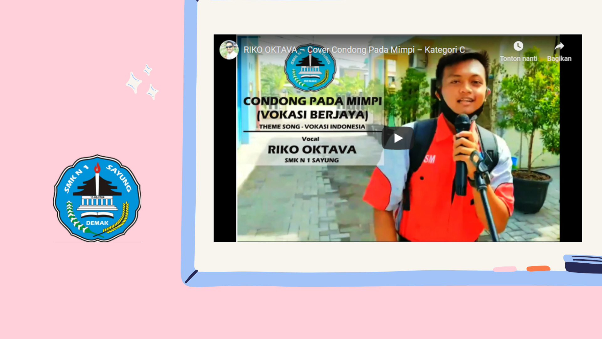 Siswa SMKN 1 Sayung Cover Lagu